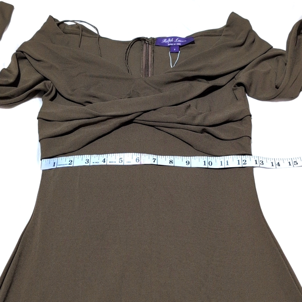 Aletta Jersey Evening Dress. Ralph Lauren Collection. - Picture 6 of 11